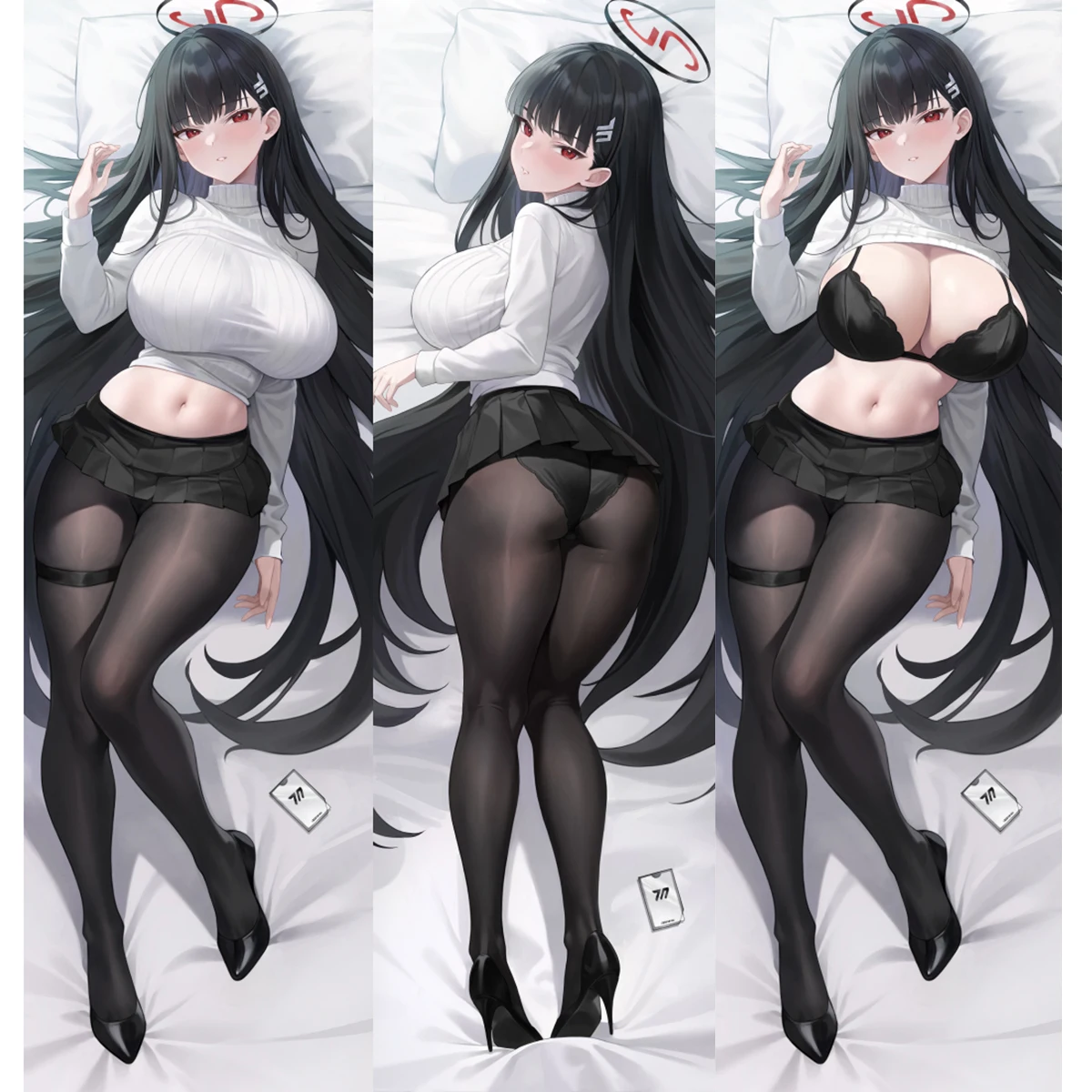 Tsukatsuki Rio Dakimakura Blue Archive Sexy Hing Cushion Cover Pillow Case Otaku Full Body Pillowcase Home Bedding Decor