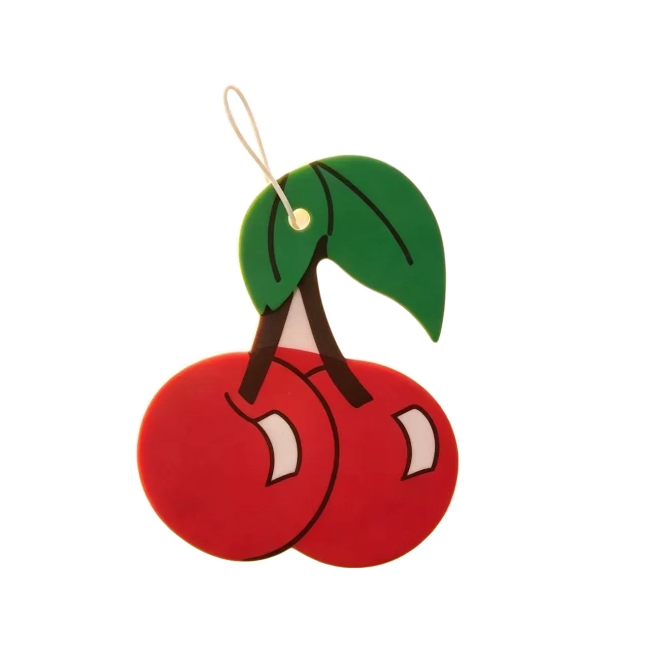 Ambientador para Auto con Aroma a Cereza, 3/20 Piezas, Árbol Colgante de Papel para Auto y Hogar