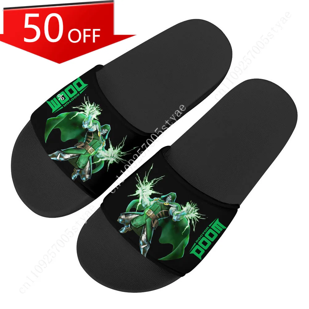 

Marvel Doctor Doom ippers Home Outdoor Casual Water Shoes Men Women Teenager Beach Pool Sandals Summer Slipper