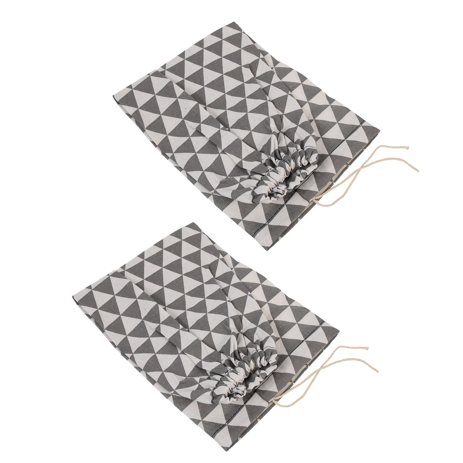 2 Pack Hanging Plastic Bag Holder Polyester Grocery Bag Dispenser Kitchen Storage Organizer for Home