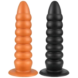 Liquid Silicone Huge Anal Plug Dildos Soft Anal Dilator Sex Toys for Stimulate Anus and Vagina Big Butt Plug Anal Masturbator