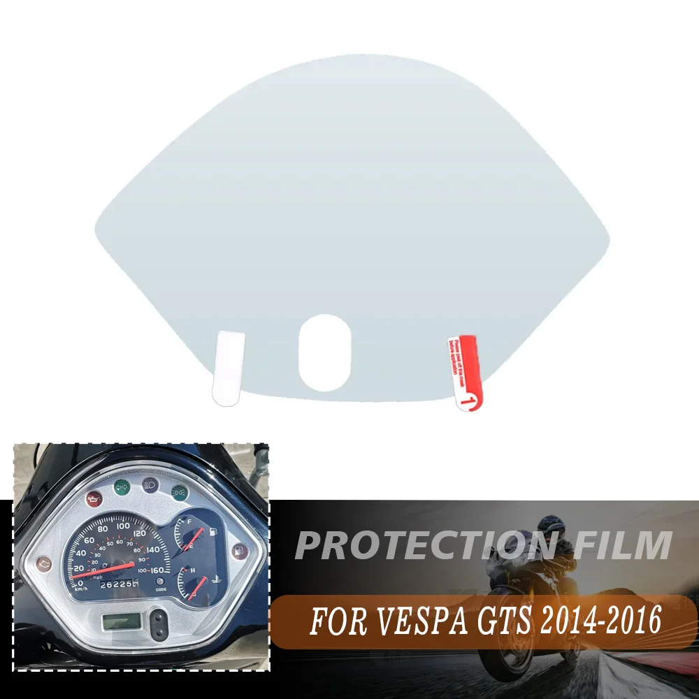 

2PCS For Vespa GTS300 GTS 300 2014 2015 2016 Motorcycle Accessories Cluster Scratch Protection Film Dashboard Screen Protector