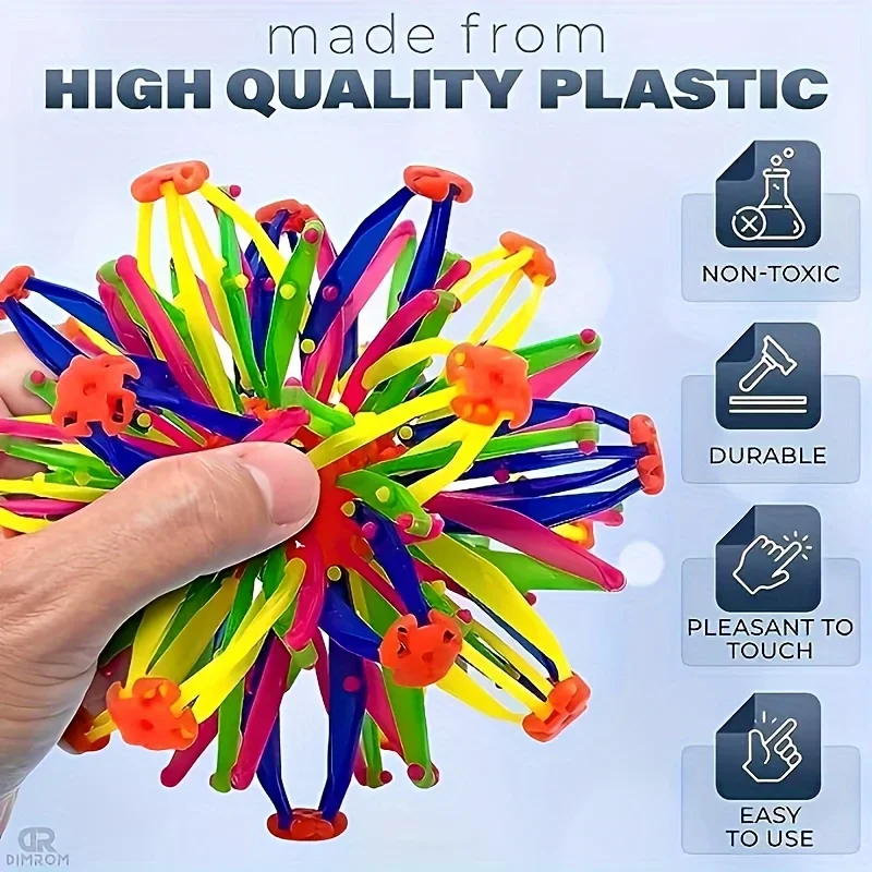 لعبة كرة تنفس كبيرة قابلة للسحب ، كرة قابلة للتوسيع ، ألعاب تهدئة وتخفيف التوتر ، ملحقات استرخاء اليوغا