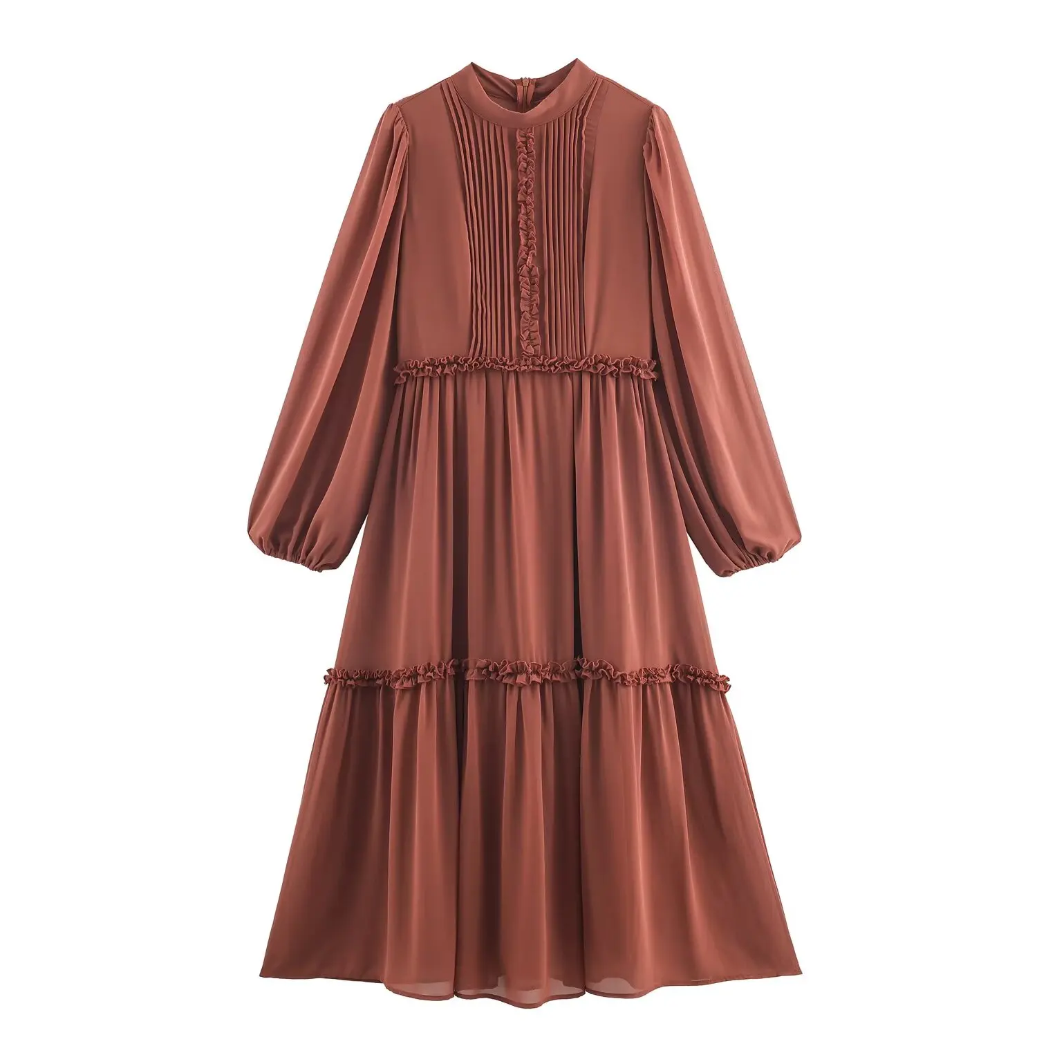 KASLEAD Faionable Long Sve Dr Ele Design Sensation Lace Trim Nieuwe Sle Dames Dr Ci Pendelen Geschikt