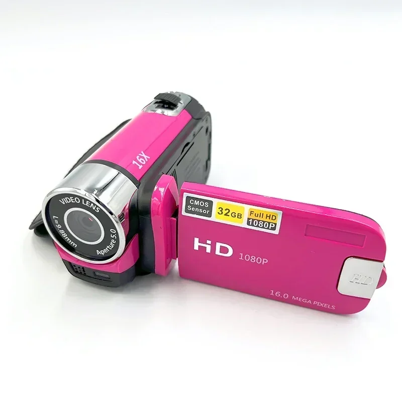 D90 1080P 16MP Digital Camera 2.4 Inch Rotatable Screen Camcorder16X Zoom HD Video Recorder With Fill Light New Gifts