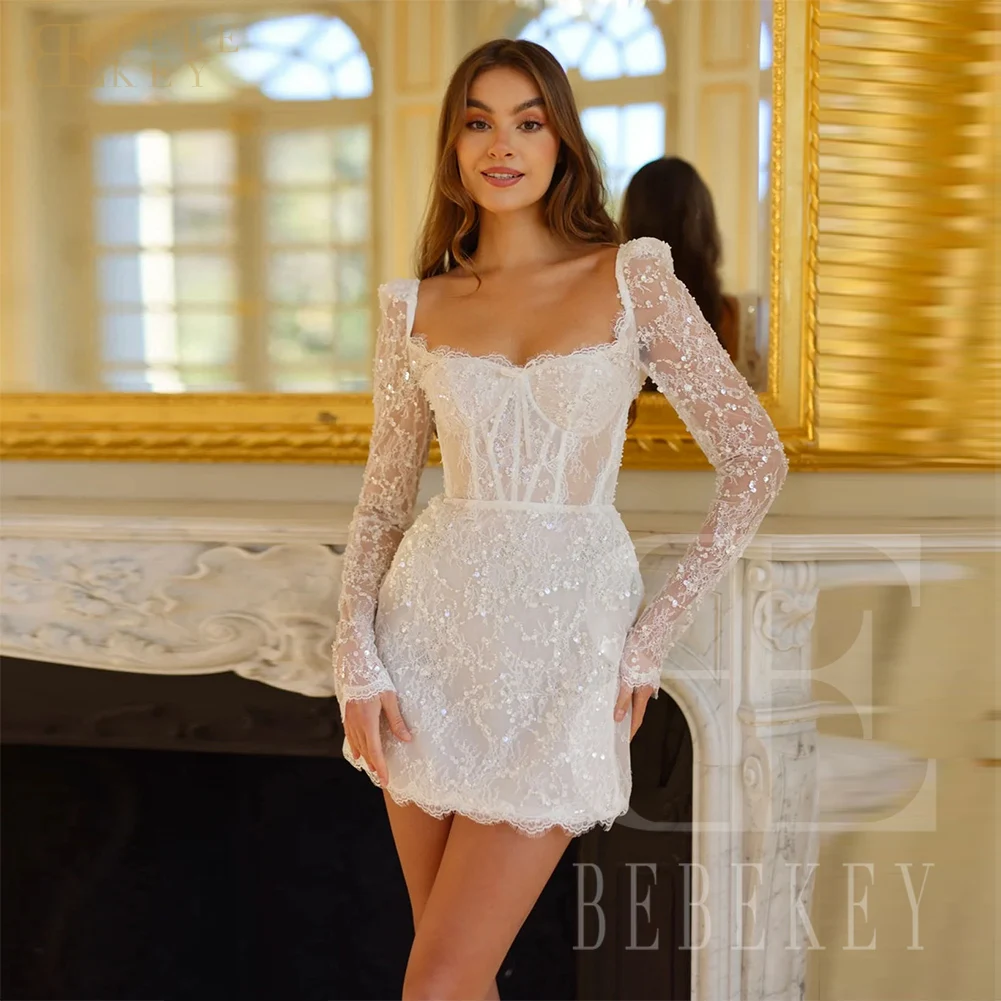 #38 Womens Long Sleeve Wedding Dress Price Drop Alerts