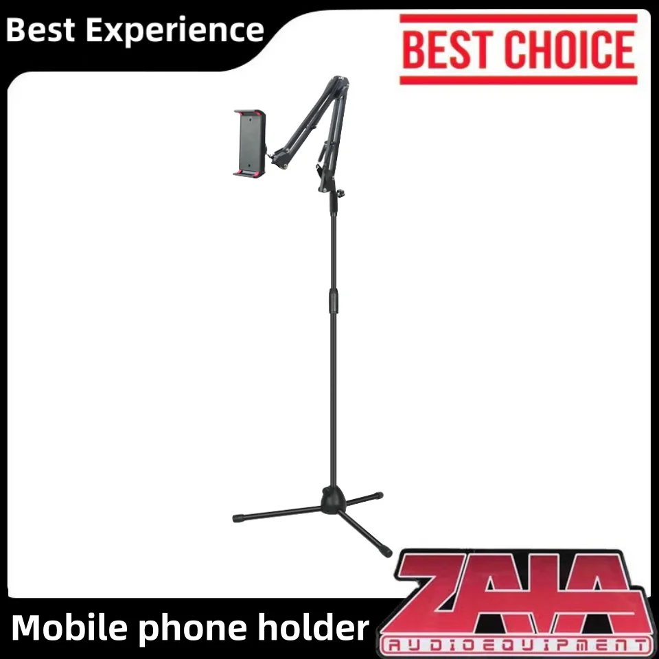 Mobile Phone Floor Standing Tripod Stand Flat Telescopic Cantilever Live Streaming Stand Bedside Lazy Person Lifting Pad Stand