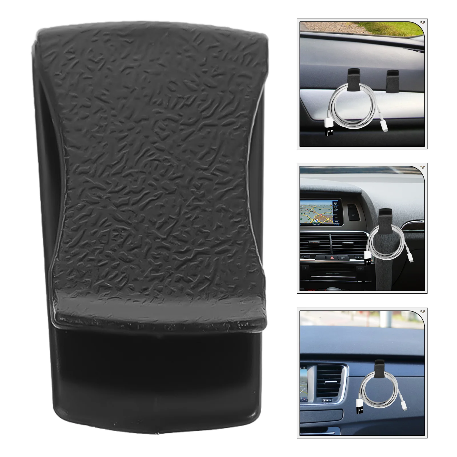 

2pcs Car Mini Hooks Vehicle Card Ticket Clip Holder Auto Interior Accessories For Small Items Easy Install Lightweight Safe