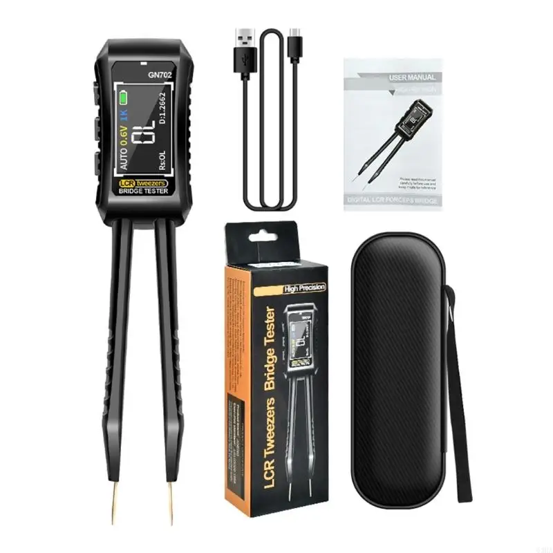 

63HA Handheld Device Large Display Electronics Repair Tester Production Line Inspection for Measuring Resistors Capacitors
