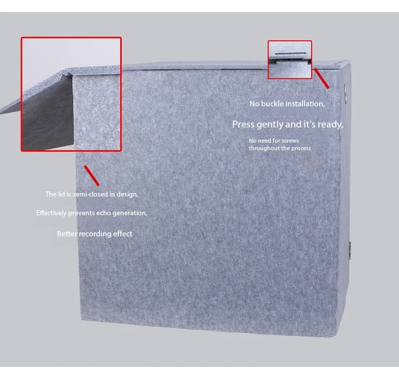 

Recording Studio Noise Reduction Office Home Desktop Soundproof Cover Himalayan Sound Live Streaming Host Room Mixing