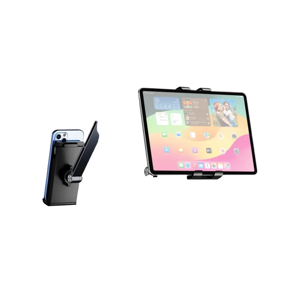 Alloy iPad Stand 4.7-15.6 Inch Foldable Flexible Overhead Arm Holder Mount Desk Stand for Phone iPad Compatible Silicone Phone