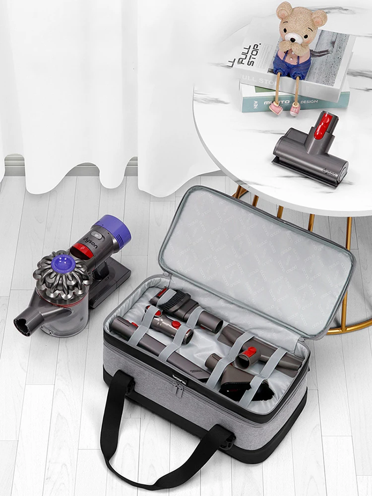 Bolsa organizadora de viaje para Dyson V7, controlador de ácaros del polvo, accesorios de aspiradora multifuncional, caja de almacenamiento