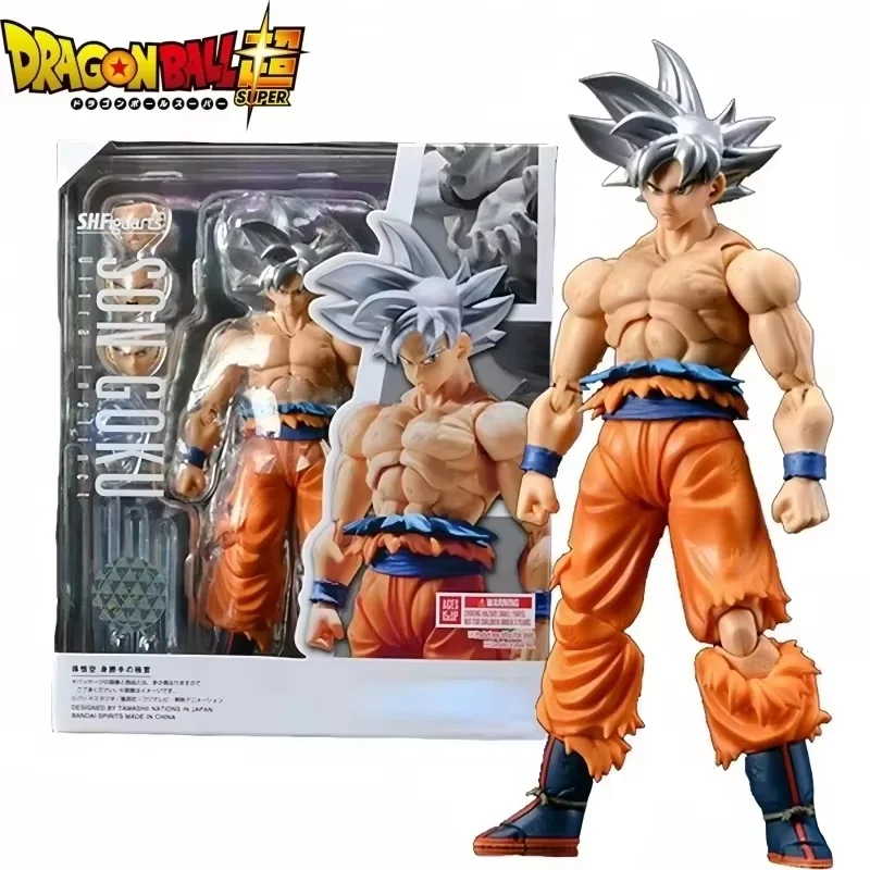 Hot made in China Dragon Ball Z Super Figure White Haired Son Goku Action Figure Joint Movable Migatte Model toy Christmas Gifts