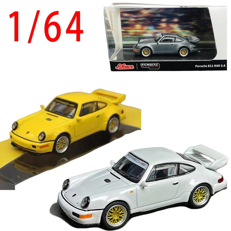

Литая под давлением модель автомобиля из сплава Porsche в масштабе 1/64 Porsche 911 RSR, игровые транспортные средства, игрушки для мальчиков, коллекция подарков, оригинальная коробка