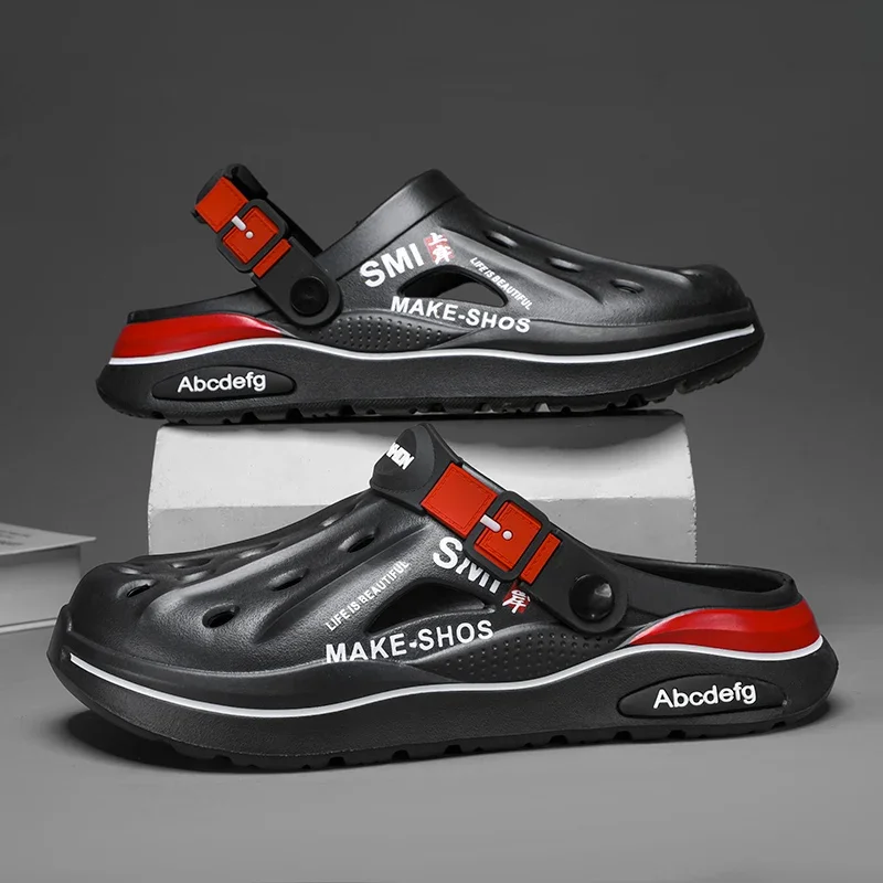 

Новое поступление 202, летние мужские массажные тапочки, домашние и уличные сандалии, пляжная повседневная обувь, мужские тапочки на удобной подошве