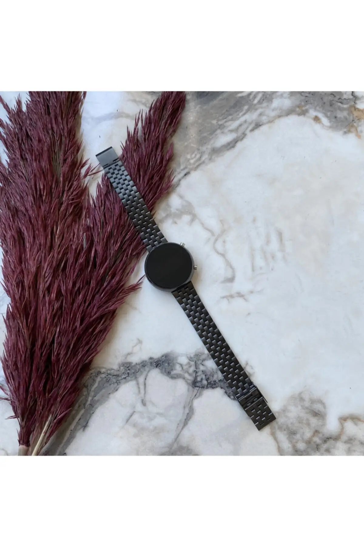 Relógio digital de discagem redonda