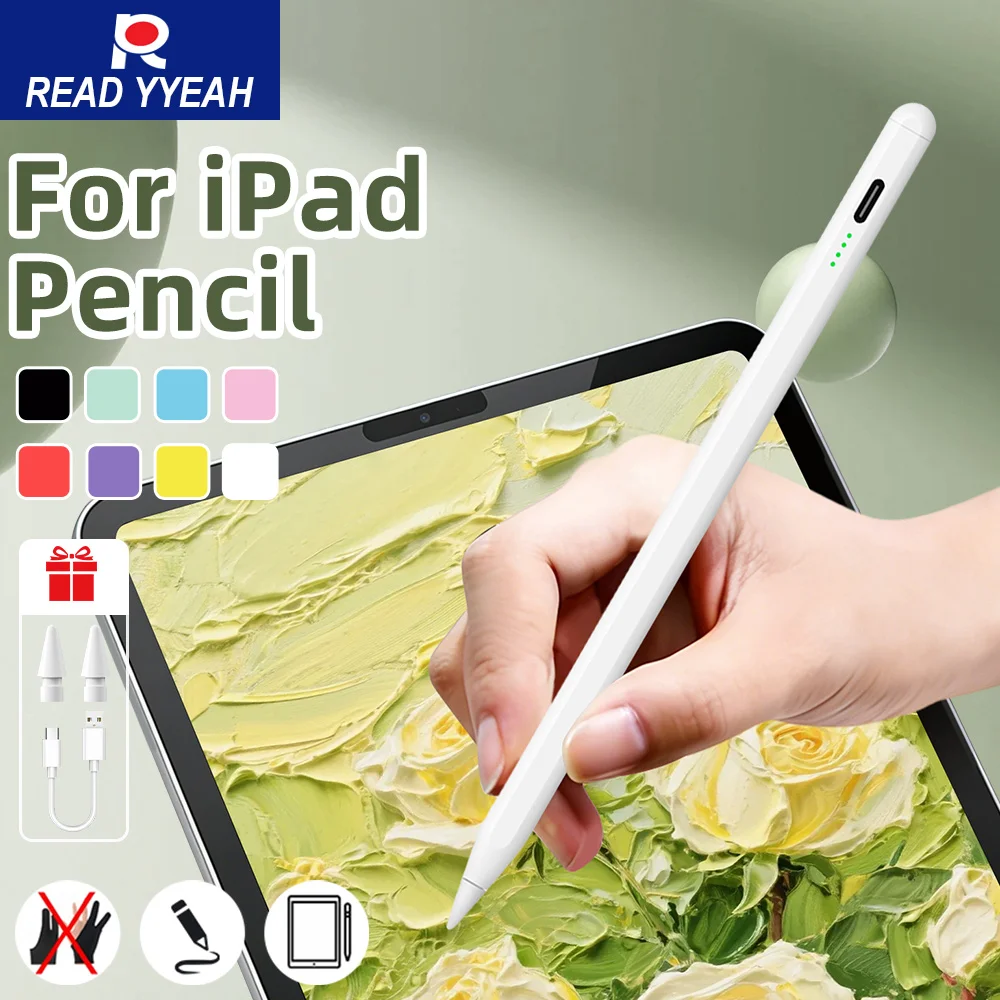 

Stylus Pen For Apple Pencil iPad with Palm Rejection Touch Pencil for iPad 11 A16 7/8/9/10/11th Kindle Accessories iPad pen