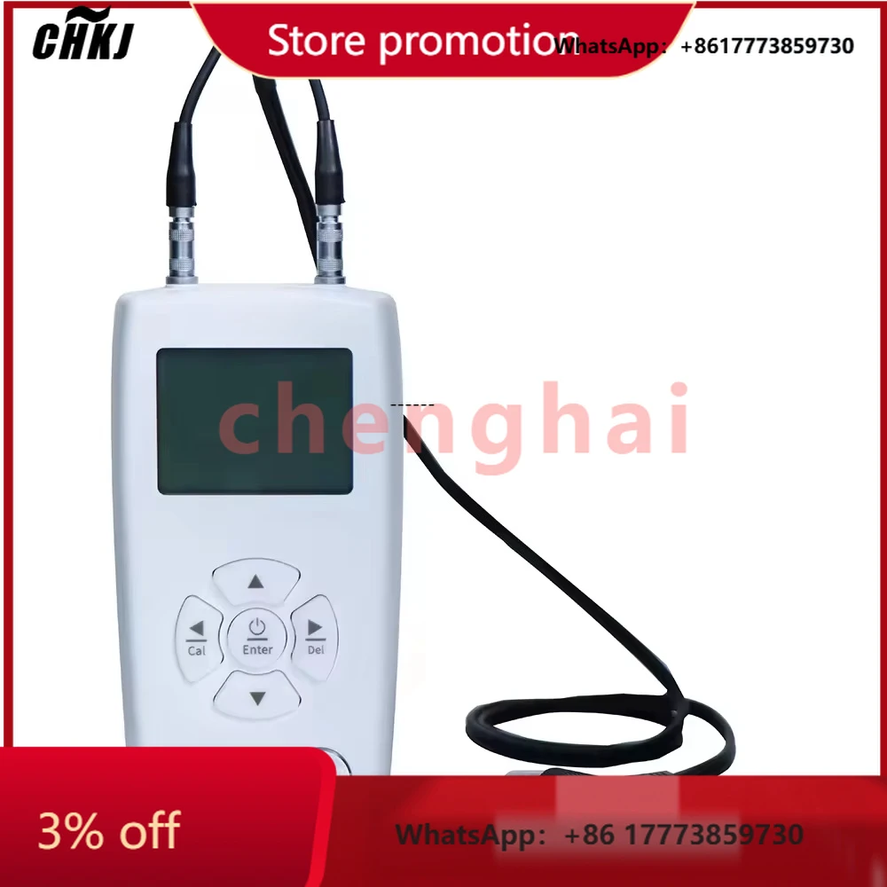 

CHKJ-2025NEWLS211 Ultrasonic Thickness Gauge Glass/Metal/Ceramics and Plastics Thickness Gauge Measuring Range 0.8-600mm(45#stee