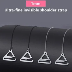 1 Pair Fashion Adjustable Party Evening Invisible Straps Bra Strap Transparent Dress Underwear Accessories Party Shoulder Straps