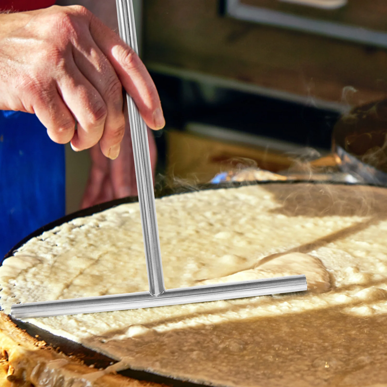 

Premium Stainless Steel Pancake Spreader Tool for Smooth Thin Pancakes Rustproof Dishwasher Safe Versatile Crepe and Omelet