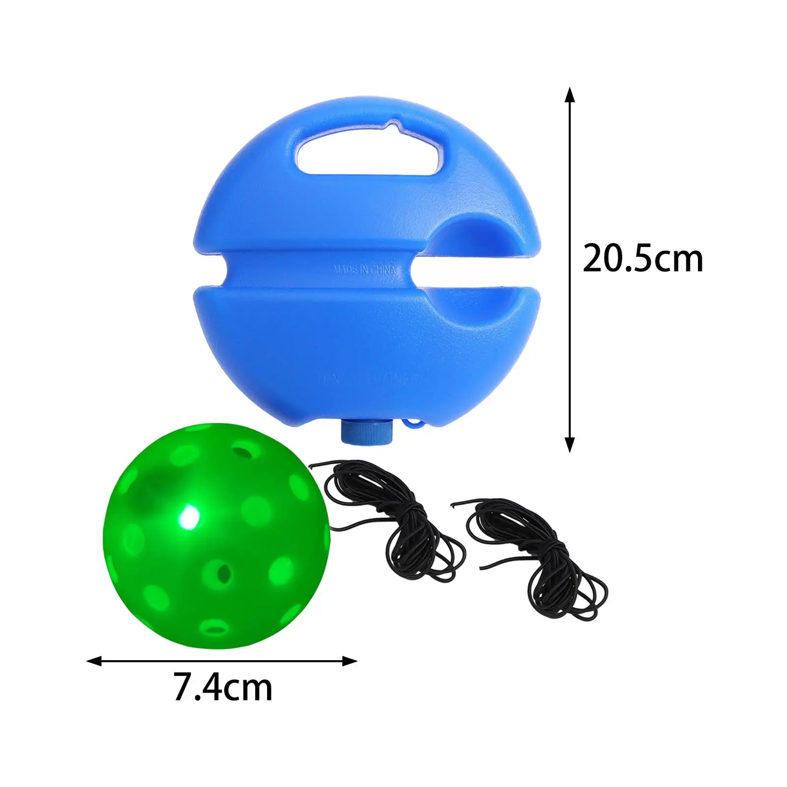 Pickleball Trainer BOLA DE Pickleball LED con cuerda práctica para jugar a sí mismo