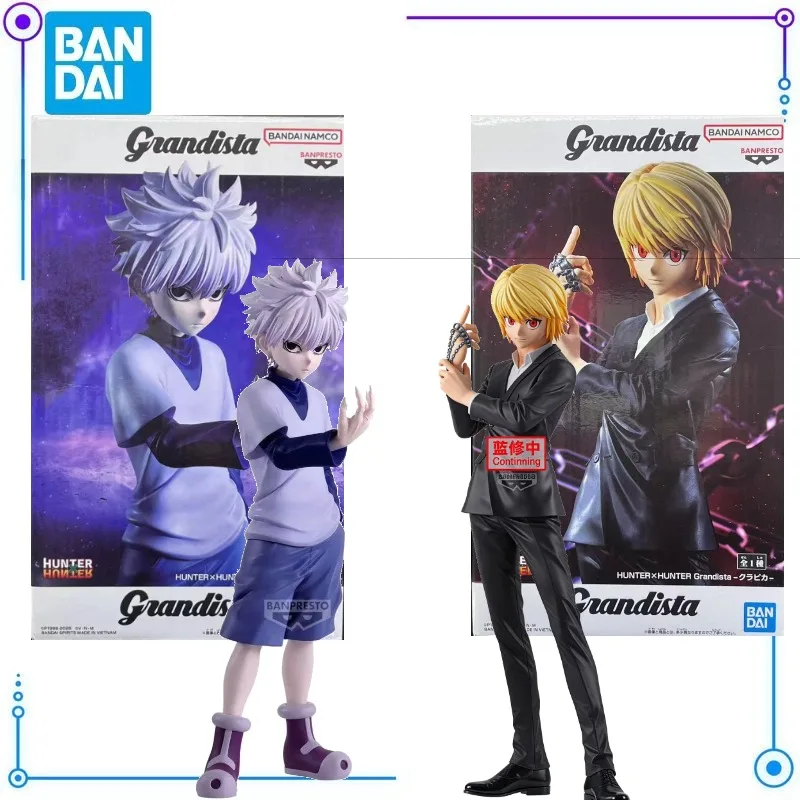 En Stock, Figura de Acción Bandai Banpresto HunterXHunter Grandista Killua Curarpikt, Modelo de Juguete Coleccionable, Personaje de Anime, Adorno