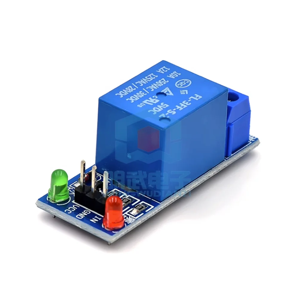 Cross border supply of new 1-way relay module 5V low level trigger high ground level relay expansion board