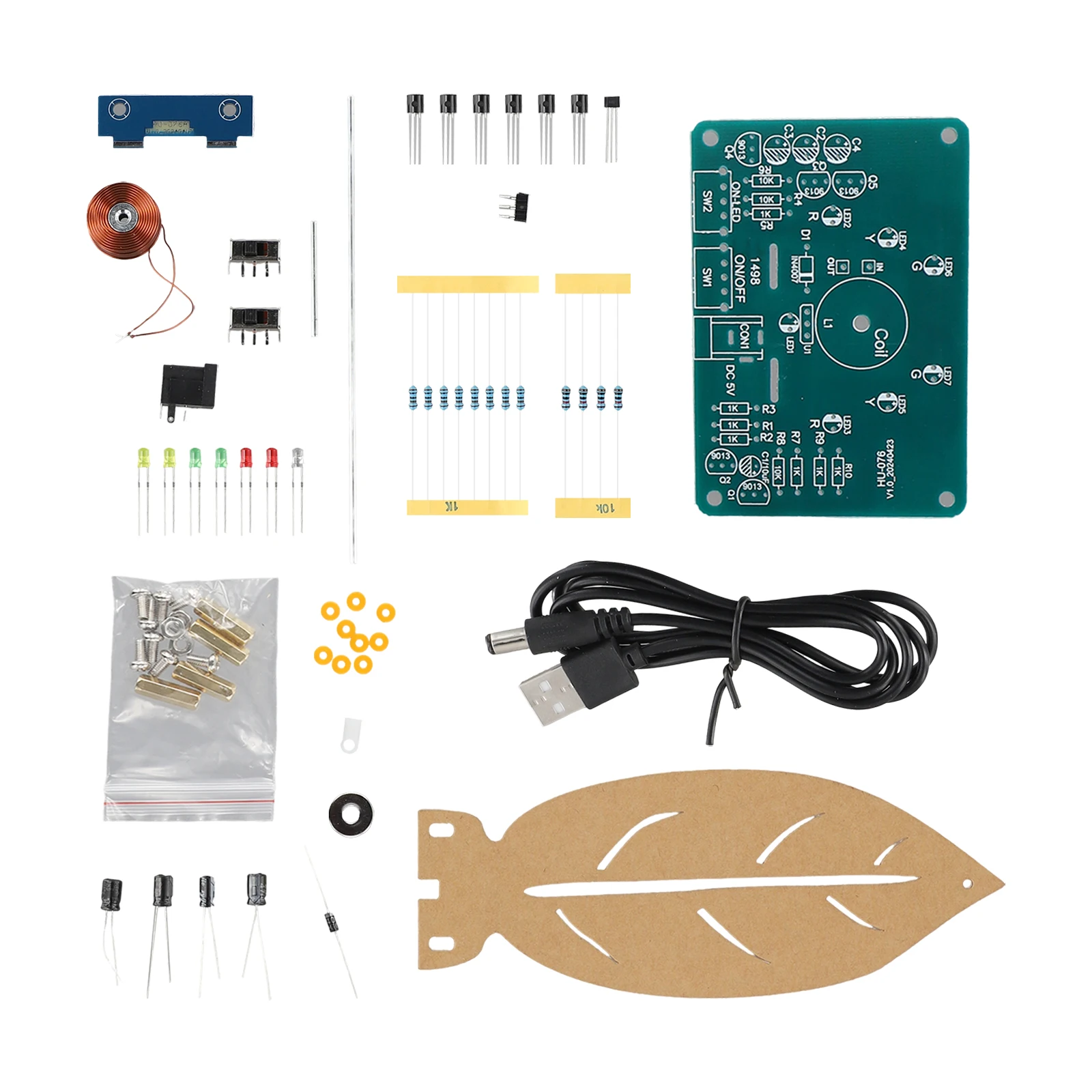 Soldering Science Education Kit Highlighting Interactive Design Electromagnetic Mechanics and Engaging LEDs for Kids