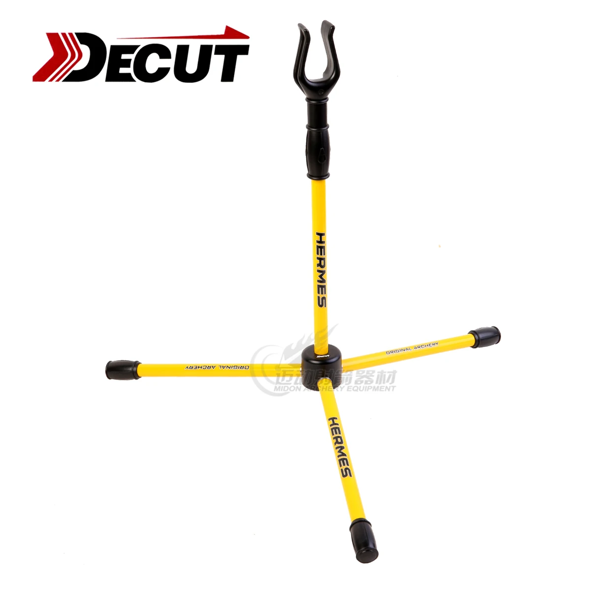 DECUT HERSES-Archery Recurve Bow Stand, Aluminum Rack, Reinforced Bow Stand, Holding for Hunting, Outdoor Sports