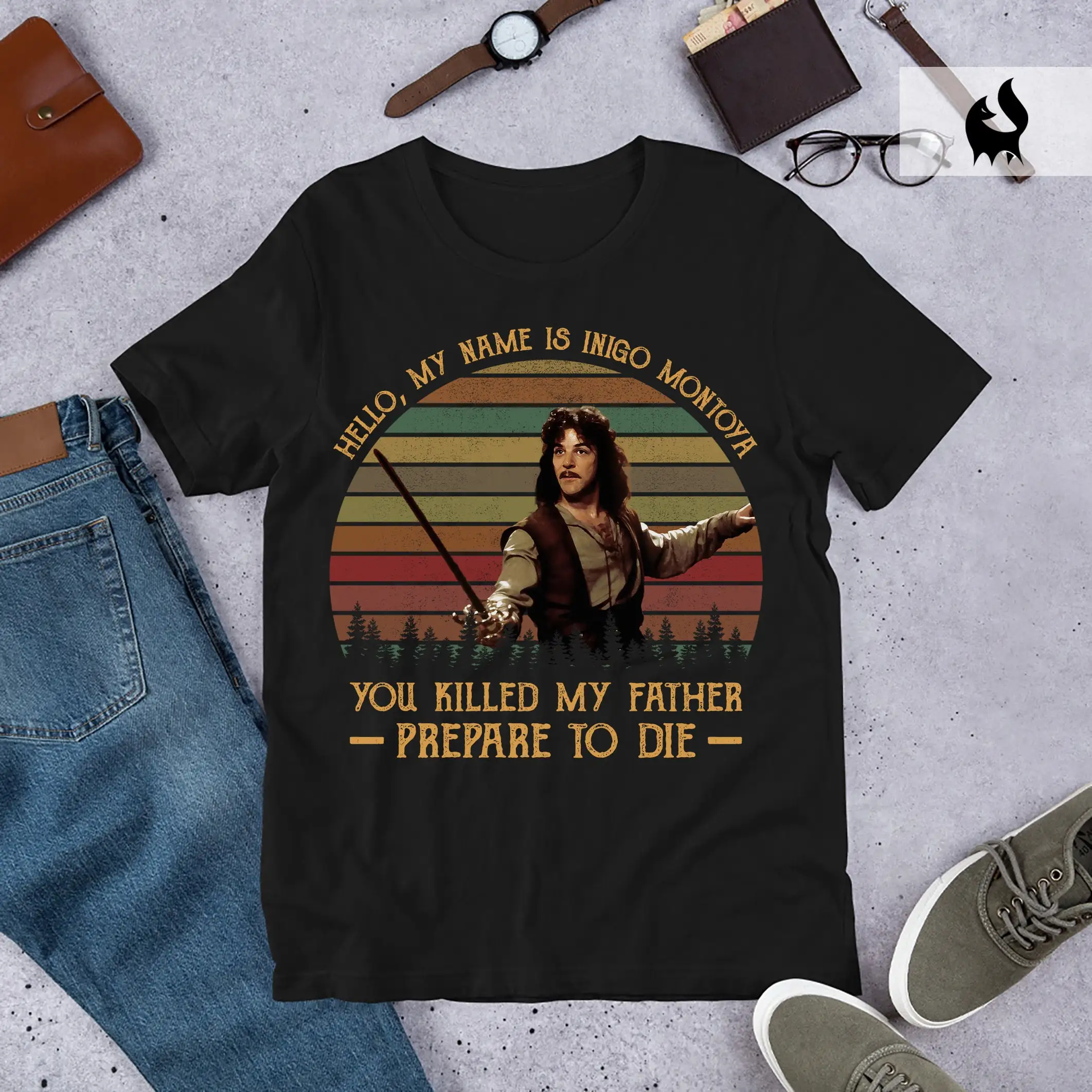 Hello, My Name Is Inigo Montoya. You Killed My Father. Prepare To Die Vintage Shirt, Movie Quote Shirt