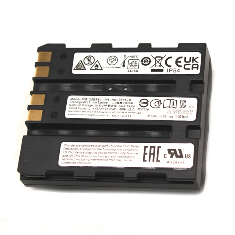 GEB334 Battery for Lei ca CS20 Data Controller and LS15/10 Digital Theodolite Replacement GEB331 GEB333 Li-ion Battery