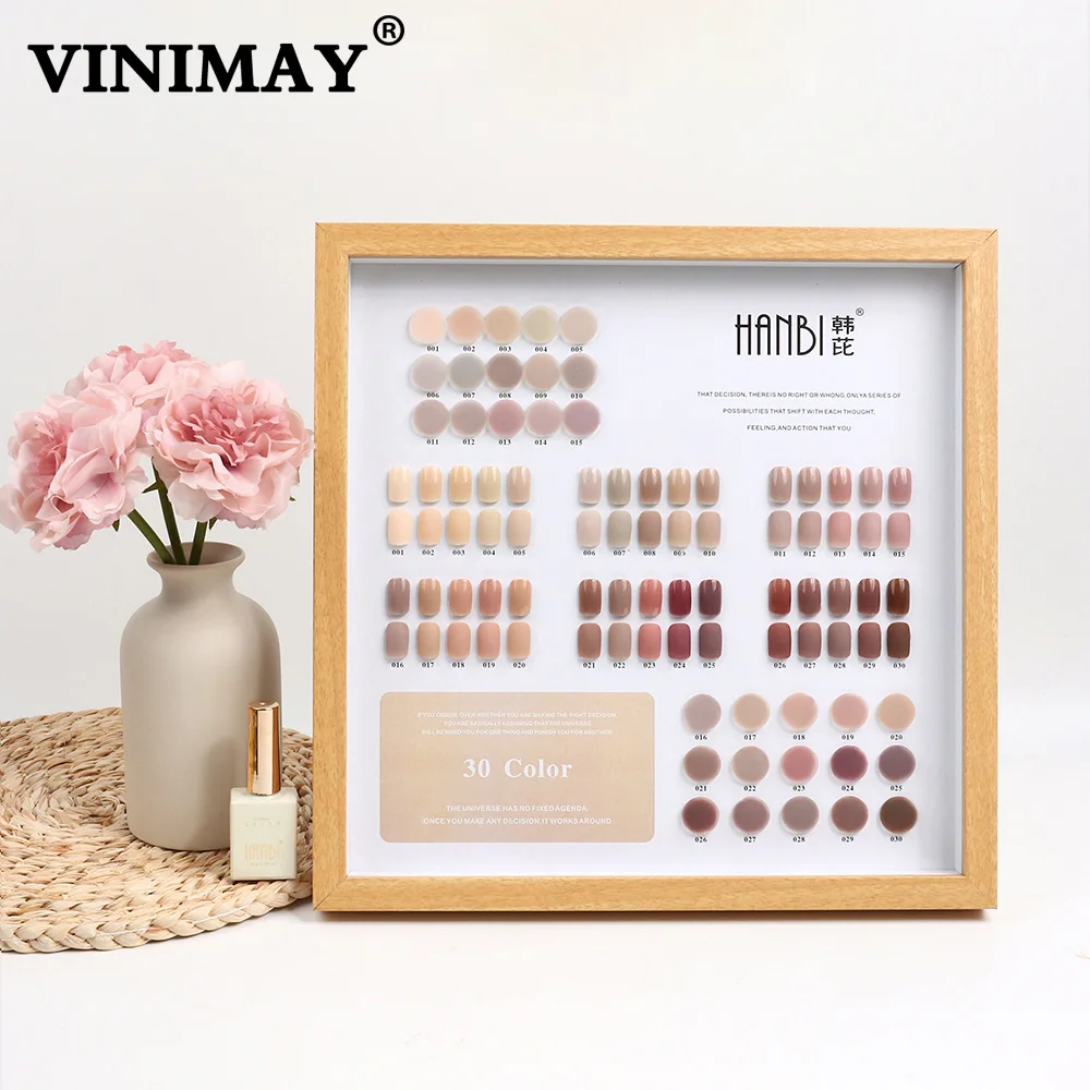 

VINIMAY 30 Coffee Nail Art Gel Nail Polish UV Soak Off Gelpolish Gel Polish Color Primer Manicure Nails Gel Lacque Salon 15ML