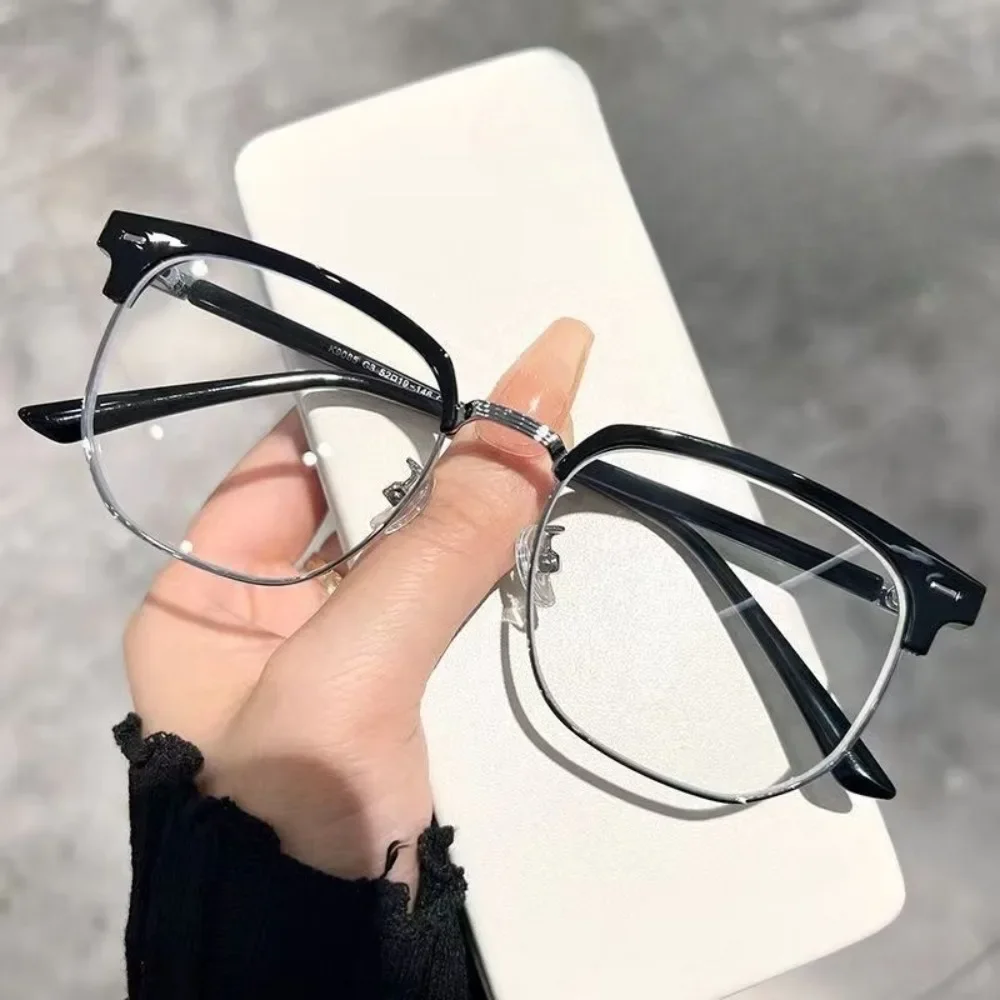 

Anti Radiation Eye Glasses for Women Men Replaceable Lens Simple Square Anti Blue Ray Fashion Eyeglasses