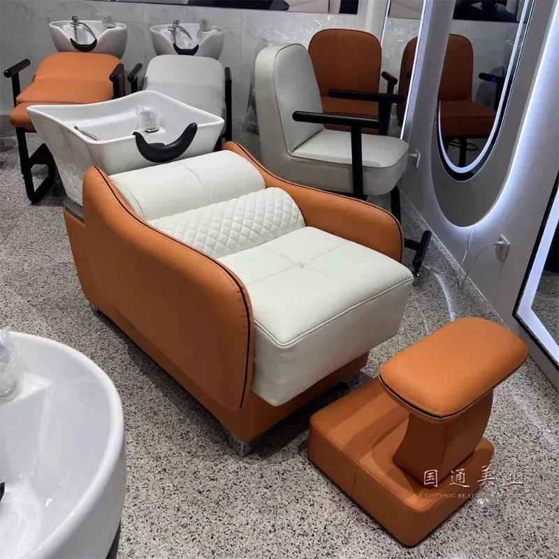 غسل سبا هيدسبا تدليك شامبو حوض كرسي صالون الحلاق معدات التجميل مصفف الشعر سرير Sandalye المياه علاج الجمال