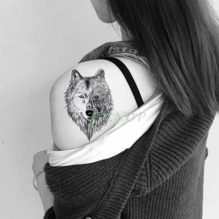 2018 New Waterproof Temporary Tattoo Sticker Lace Shark fish tatto flash tatoo fake tattoos for Woman Man