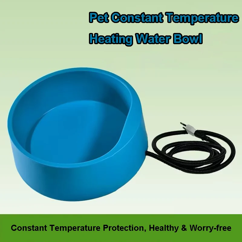 

Heated Water Bowl for Outdoor Cats Dogs Pet Dishes for Puppy Squirrels Kitten Dog Bowl Heated Water Dish Waterproof Heated Pet