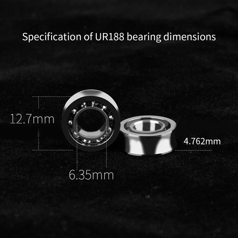 8 Pcs Steel R188 KK Bearing Speed Responsive High Carbon Chromium Steel Bearings R188 U Groove For Yoyos Models