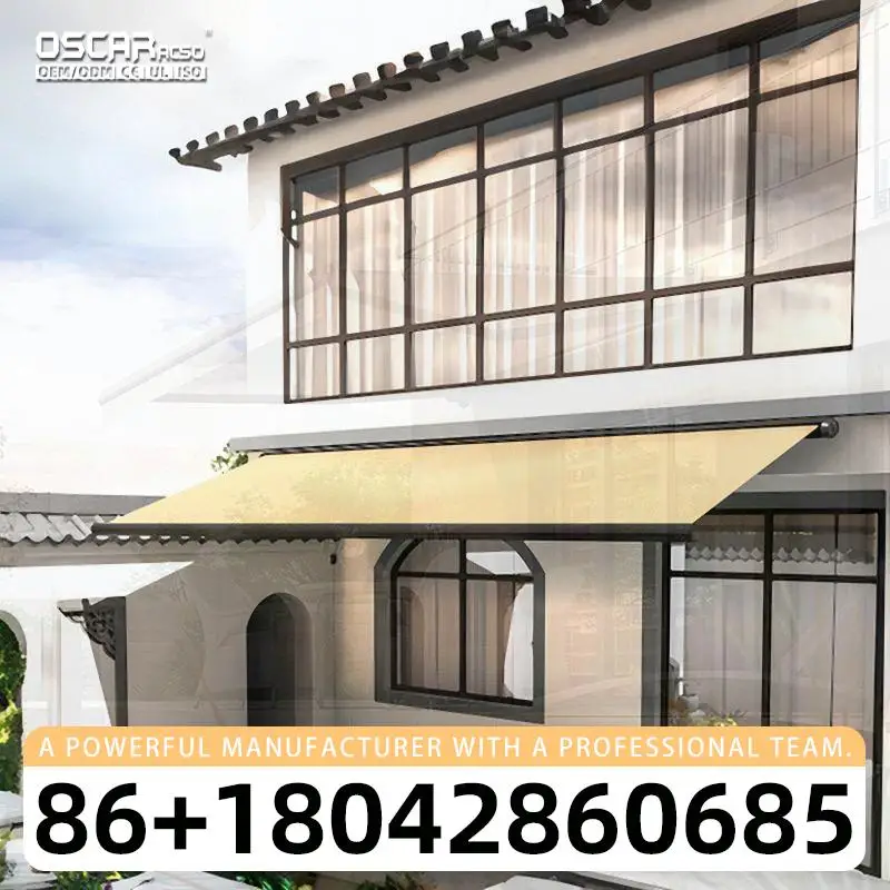 

New Products Electric Retractable Aluminum Alloy Outdoor Awning Creative: Stylish Modern Approx: Shade Cover Scenes: Patio Balco