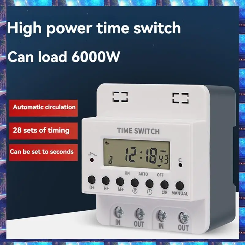 

2025 Timing Switch Time Controller New Practical Time Controller Switch Relay High Power Nterface Plastic Switch Relay,Timing Sw