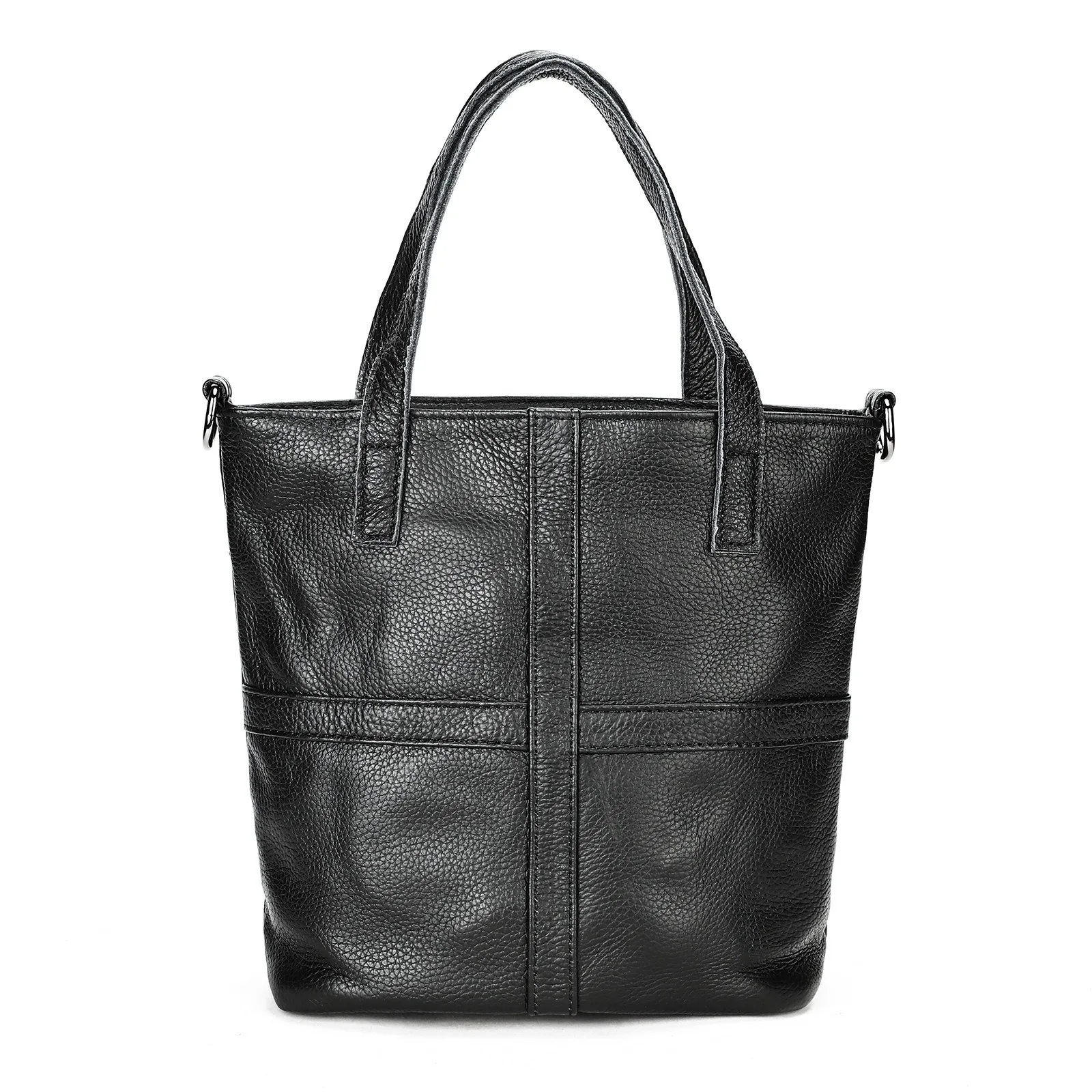 

Модная минималистичная женская сумка через плечо из натуральной кожи из воловьей кожи с верхним слоем, повседневная сумка-ведро большой вместимости, ха