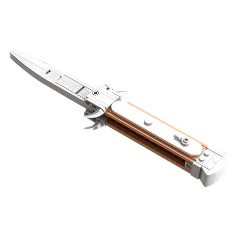 New MOC The Last Us Ellies Switchbladeeds Building Blocks knife  DIY Creativity Educational Childrens Block for children Gift