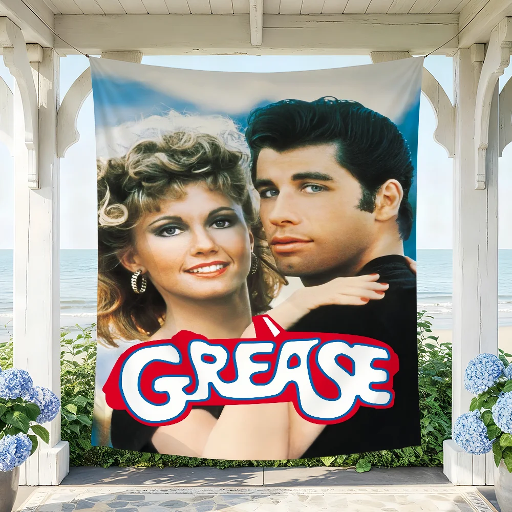 Classic G-Grease Movie flag For Picnic Party Art Home Decoration Outdoor Camping Banner Gifts