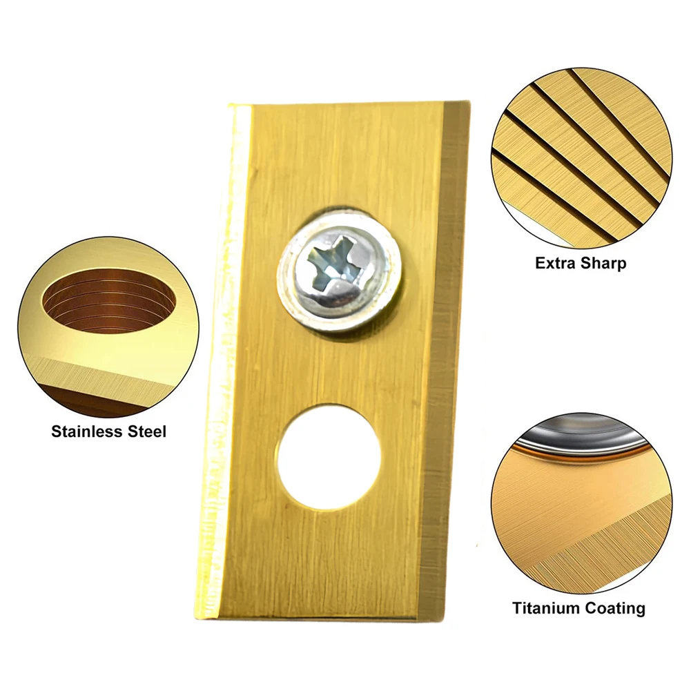 Cuchillas para cortacésped de 30/36 Uds., cuchillas para cortacésped de doble orificio de 0,6 MM de espesor, juego de cuchillas para cortacésped de acero inoxidable resistentes al desgaste, suministros para cortacésped