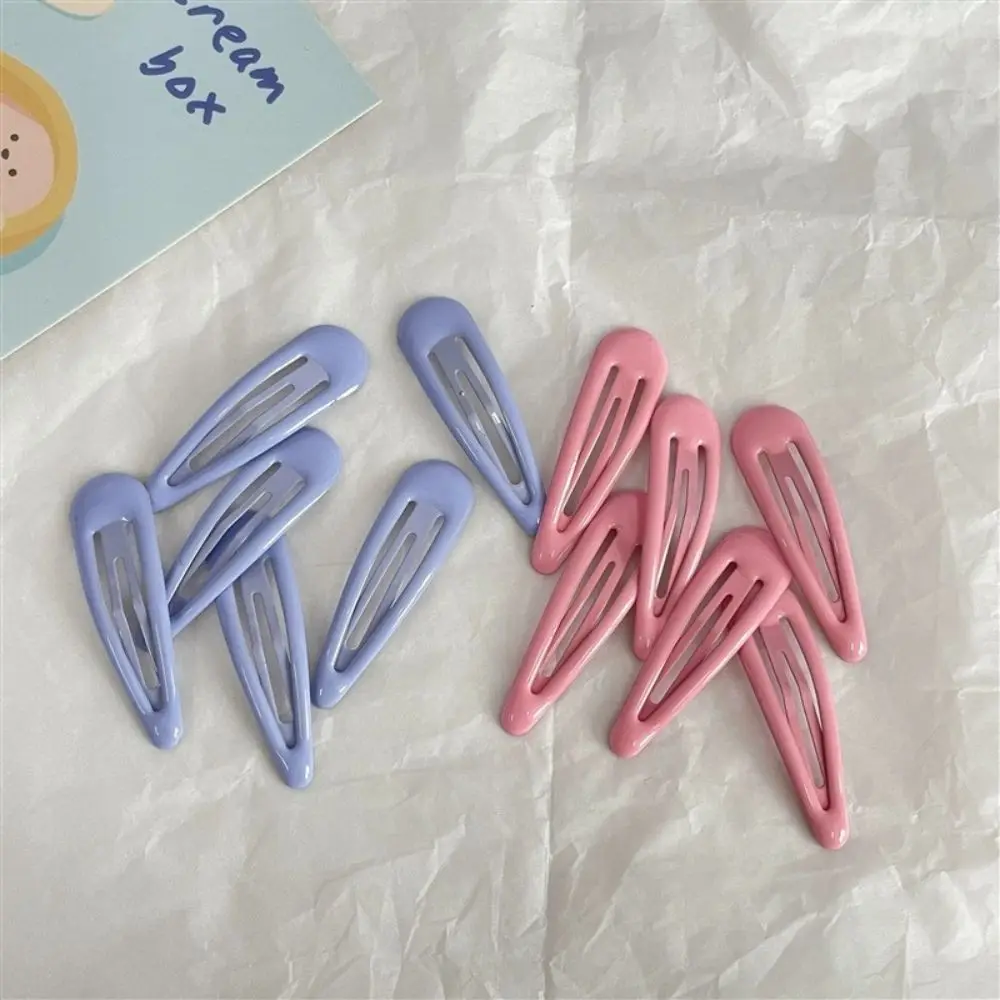 5pcs Waterdrop Shape BB Clip Candy Color Hair Bangs Clip Edge Clip BB Hairpins Kids Girls Headwear Y2K Hairgrip Hair Accessories