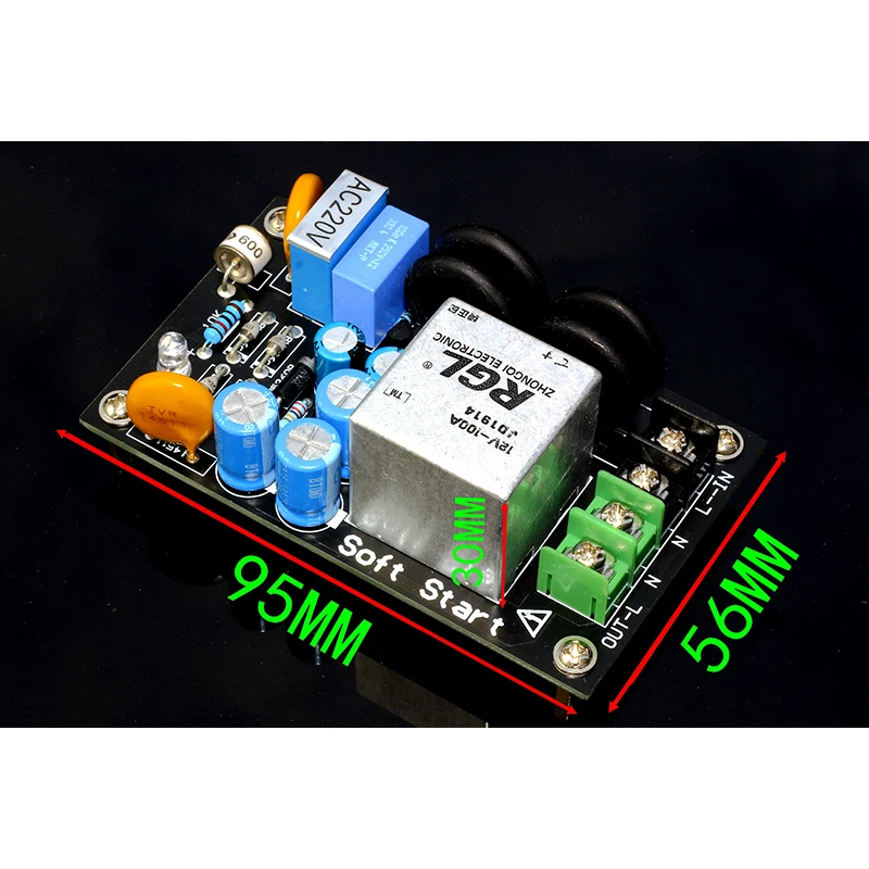 2000W Amplifier Power Supply Soft Starting Board High Power High-current 100A Relay