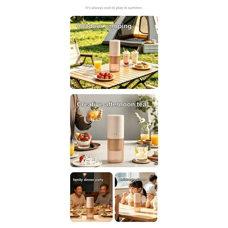 USB Electric Shaver Ice Machine Rotary Ice Crusher Shaved Ice For Household For Cafe Bar Kitchen-B51B