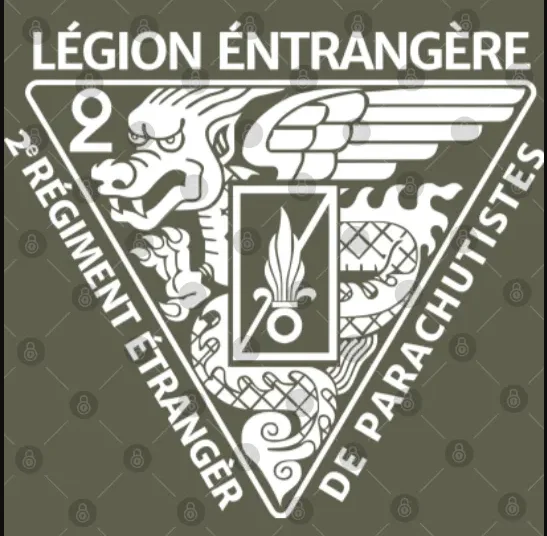 2E REP Légion Étrangère Française Régiment De Parachutistes T-Shirt Shor Sleeve Casual 100% Cotton Shirt