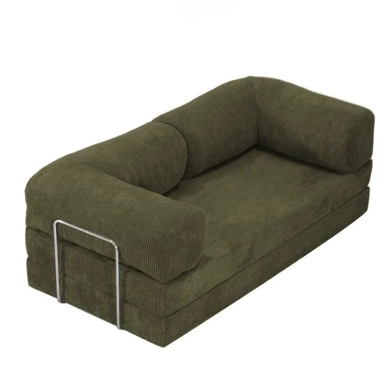 

Retro American, sofa removable module lazy sofa bed