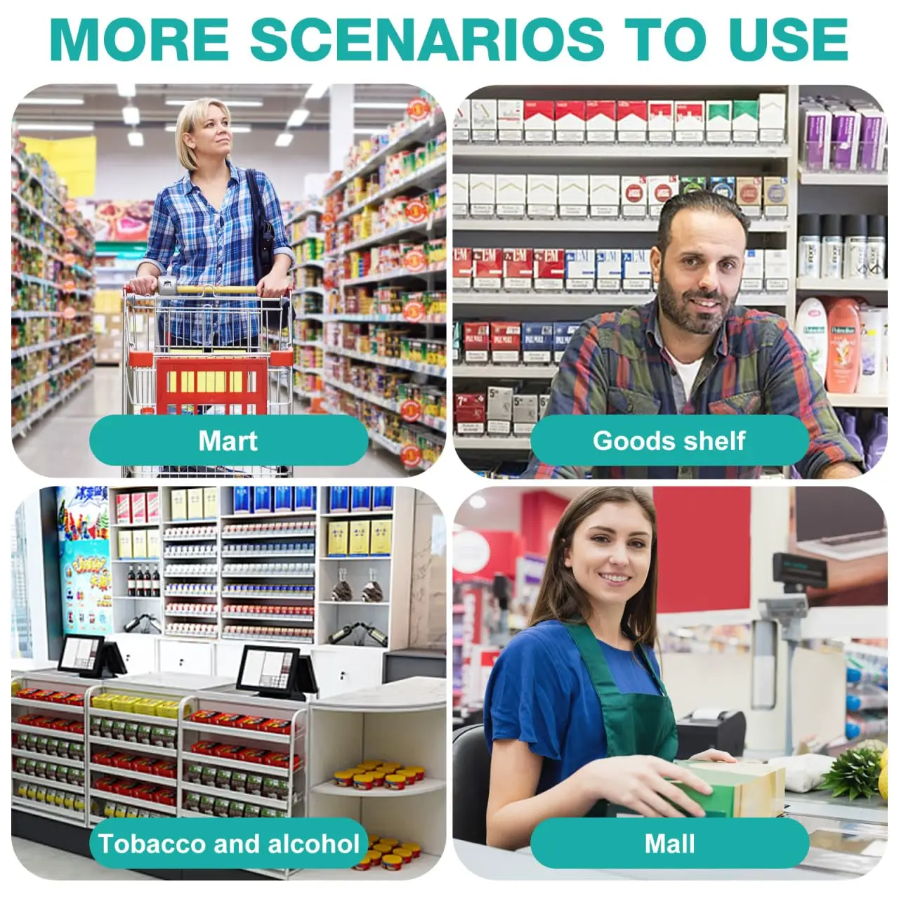 التبغ متجر الراحة عرض السجائر حامل دفع حامل سوبر ماركت عرض تلقائي انتهازي حامل تخزين الدخان الرف #4