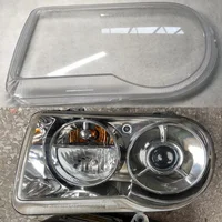 Pantalla transparente para faros delanteros, cubierta de pantalla, carcasa de protección de luz para CHRYSLER 300C 2007-2010